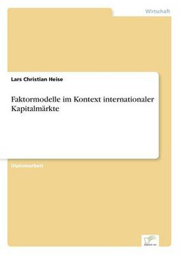 Cover image for Faktormodelle im Kontext internationaler Kapitalmarkte