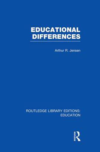 Cover image for Educational Differences (RLE Edu L)
