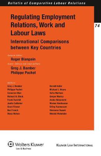 Cover image for Regulating Employment Relations, Work and Labour Laws: International Comparisons between Key Countries