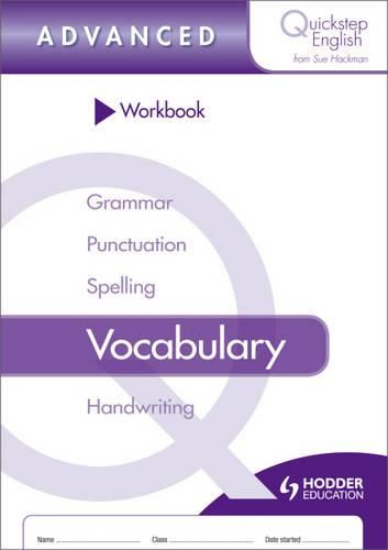 Cover image for Quickstep English Workbook Vocabulary Advanced Stage