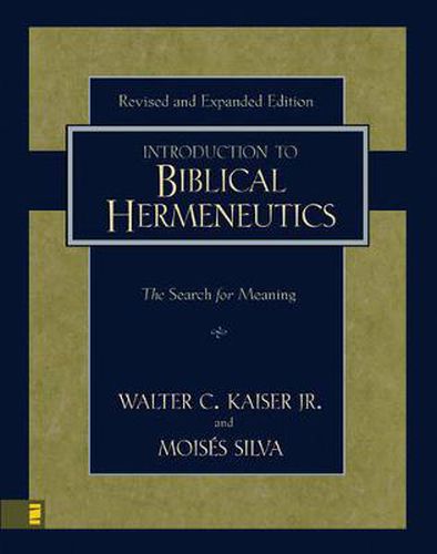 Cover image for Introduction to Biblical Hermeneutics: The Search for Meaning