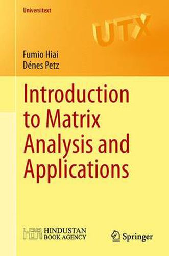 Cover image for Introduction to Matrix Analysis and Applications