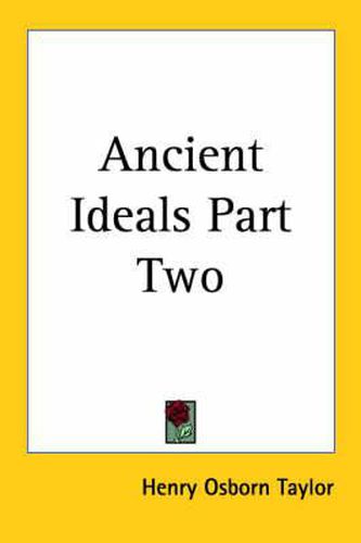 Cover image for Ancient Ideals Part Two