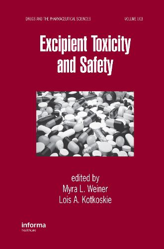 Cover image for Excipient Toxicity and Safety