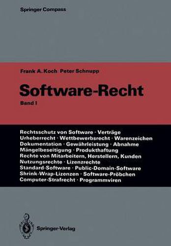 Cover image for Software-Recht