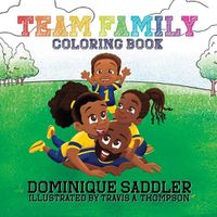 Cover image for Team Family Coloring Book