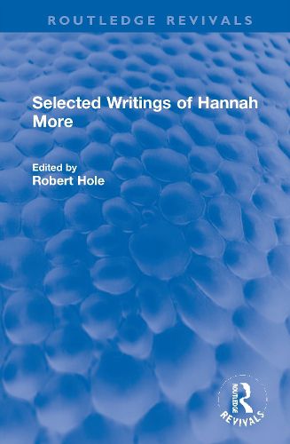 Cover image for Selected Writings of Hannah More
