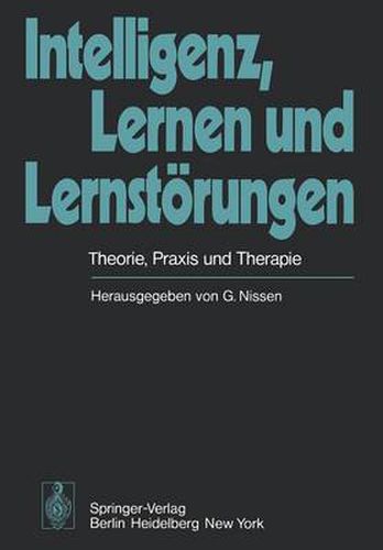 Cover image for Intelligenz, Lernen und Lernstorungen