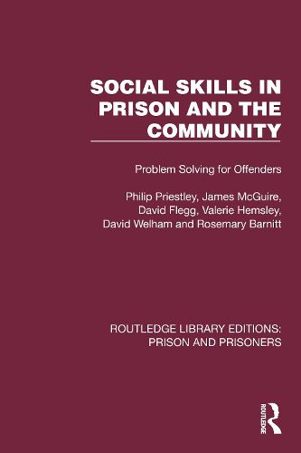 Cover image for Social Skills in Prison and the Community