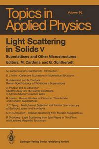 Cover image for Light Scattering in Solids v: Superlattices and Other Microstructures