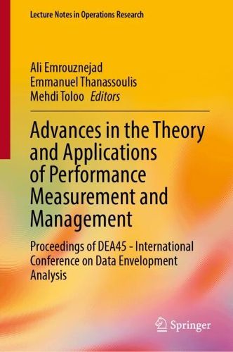 Cover image for Advances in the Theory and Applications of Performance Measurement and Management