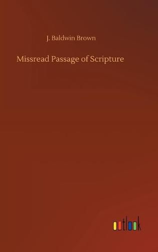 Cover image for Missread Passage of Scripture