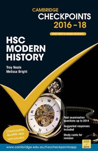 Cover image for Cambridge Checkpoints HSC Modern History 2016-18