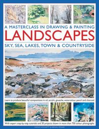 Cover image for Masterclass in Drawing & Painting Landscapes