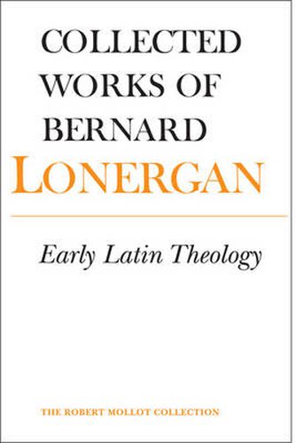 Cover image for Early Latin Theology: Volume 19