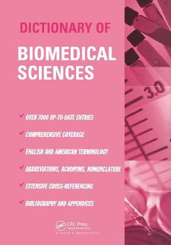 Cover image for Dictionary of Biomedical Science