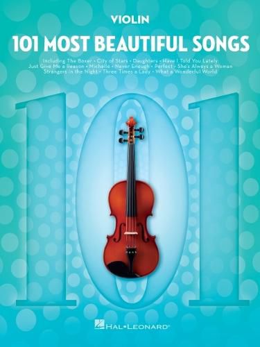 Cover image for 101 Most Beautiful Songs: For Violin