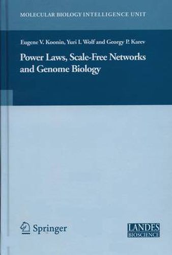 Power Laws, Scale-Free Networks and Genome Biology