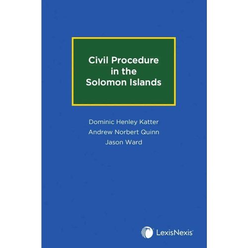 Cover image for Civil Procedure in the Solomon Islands