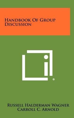 Cover image for Handbook of Group Discussion