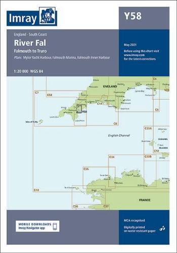 Cover image for Imray Chart Y58: River Fal