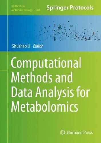 Cover image for Computational Methods and Data Analysis for Metabolomics