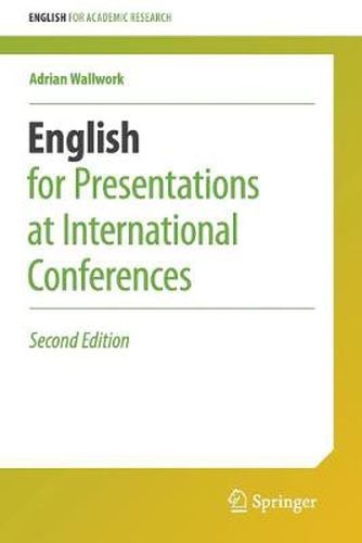 Cover image for English for Presentations at International Conferences