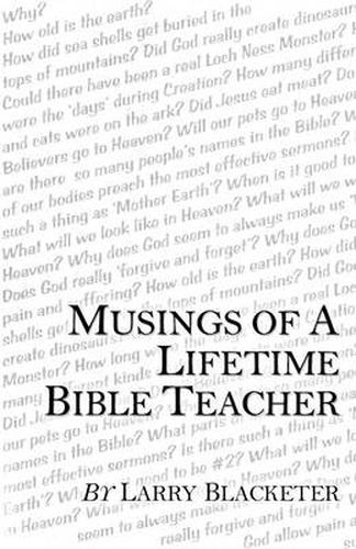 Cover image for Musings of a Lifetime Bible Teacher