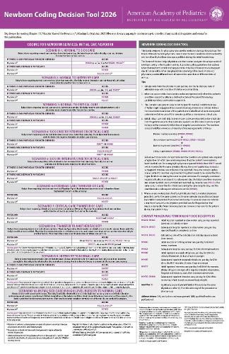 Cover image for Newborn Coding Decision Tool 2026