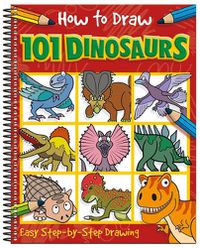 Cover image for How to Draw 101 Dinosaurs