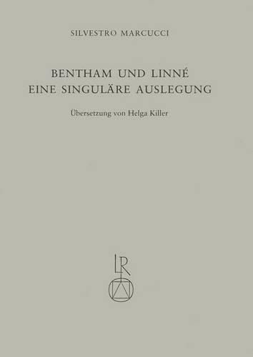 Cover image for Bentham Und Linne: Eine Singulare Auslegung