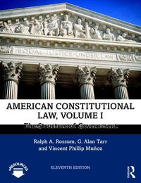 Cover image for American Constitutional Law: The Structure of Government