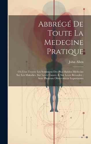 Cover image for Abbrege De Toute La Medecine Pratique