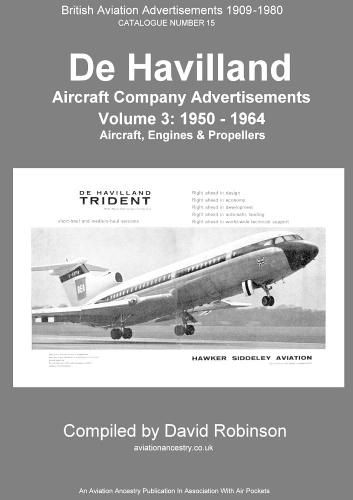 Cover image for De Havilland Aircraft (Companies) Advertisements. Volume 3