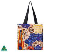 Cover image for Cotton Tote Bag Indigenous Design Nora Davidson