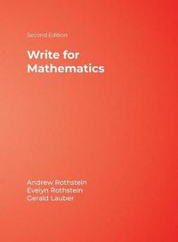 Cover image for Write for Mathematics