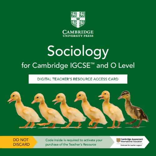 Cover image for Cambridge IGCSE (TM) and O Level Sociology Digital Teacher's Resource Access Card