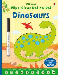 Cover image for Wipe-clean Dot-to-dot Dinosaurs
