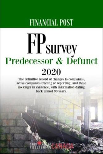 Cover image for FP Survey: Predecessor & Defunct 2020
