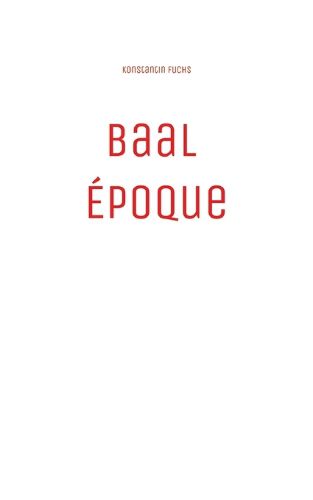 Cover image for Baal Epoque