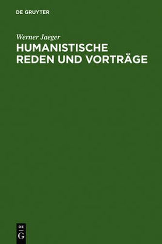 Cover image for Humanistische Reden Und Vortrage