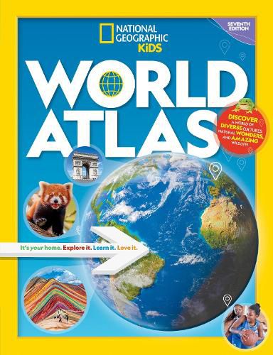 Cover image for National Geographic Kids World Atlas, 7th Edition