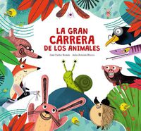 Cover image for La gran carrera de los animales