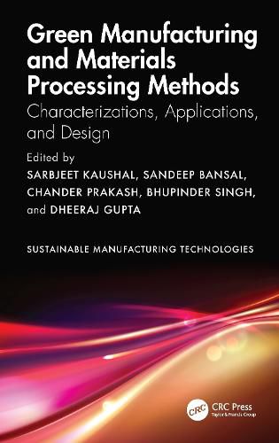 Cover image for Green Manufacturing and Materials Processing Methods