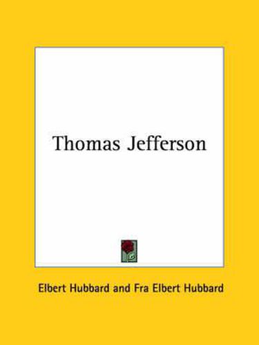 Cover image for Thomas Jefferson