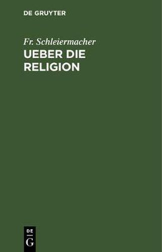 Cover image for Ueber die Religion