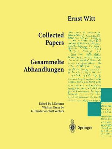 Cover image for Collected Papers - Gesammelte Abhandlungen