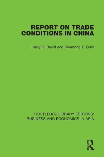 Cover image for Report on Trade Conditions in China