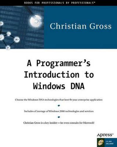 Cover image for A Programmer's Introduction to Windows DNA