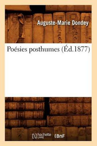 Cover image for Poesies Posthumes (Ed.1877)